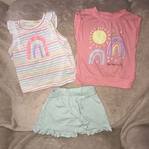 FreeStyle 3T bundle of two tops one skirt 💕
